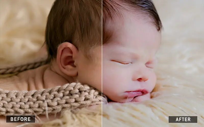 cool tone newborn presets for lightroom, newborn photography editing, Lightroom presets for baby photos