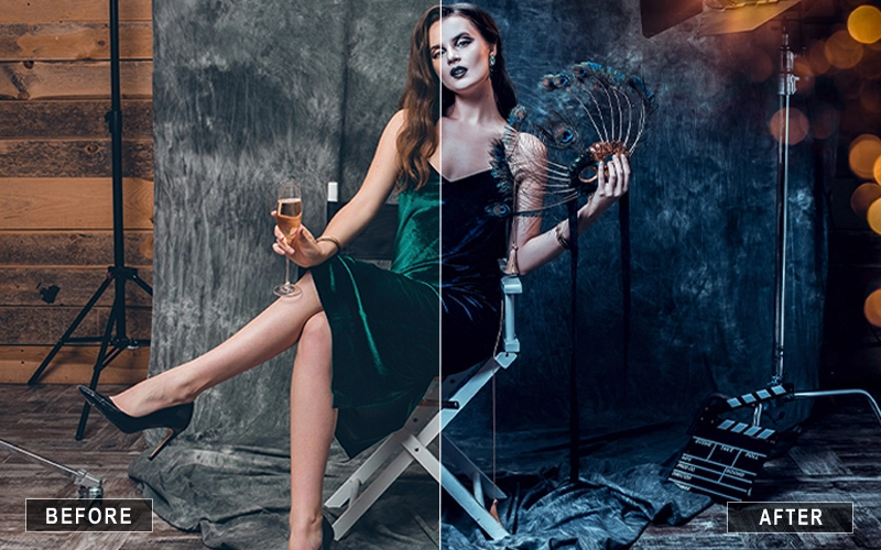 Dark Hollywood Lightroom Presets, dark editing presets for lightroom
