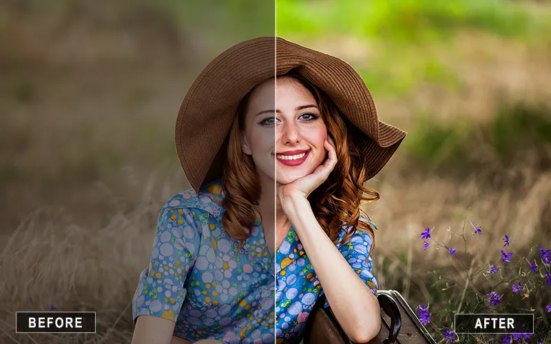 darken portrait presets, outdoor portrait presets, creative portrait presets