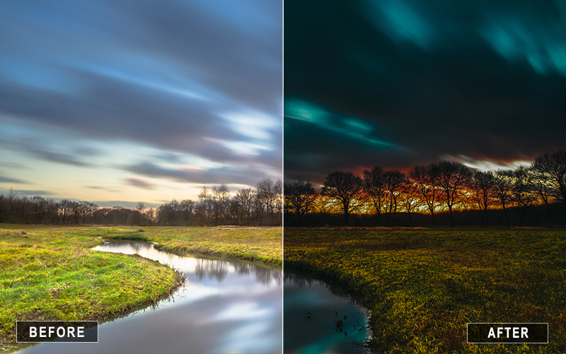 Canyon landscape color grading, Canyon rocky landscape presets,