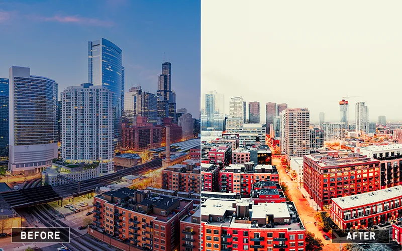 sky color luts, dramatic color luts