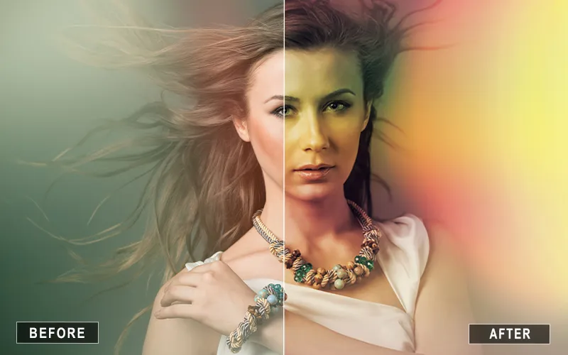 Dramatic Light Photoshop Actions, Glowing Photoshop Actions