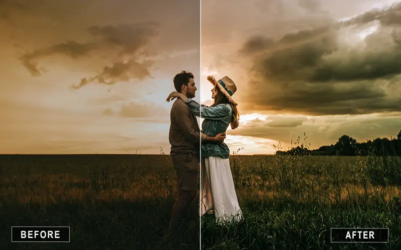Dramatic Sky Sunset Presets, Sunset Presets For Enhancing Sky, Golden Hour Presets