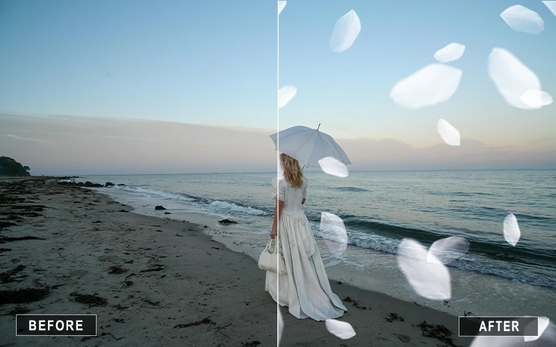 falling white feather overlays, soft white feather overlays, small white feather overlays, pillow fight white feather overlays, dreamy white feather overlays