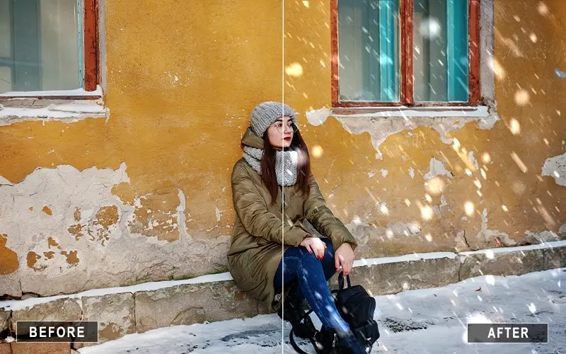 Drifting Snow Overlays, Snow Overlays For Magical Edits