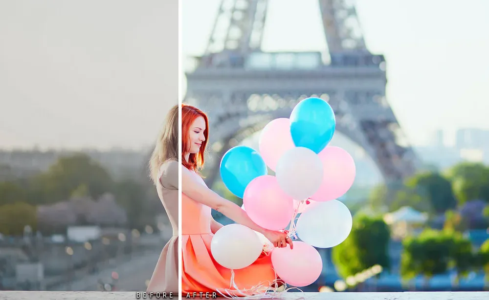 eiffel photoshop actions image
