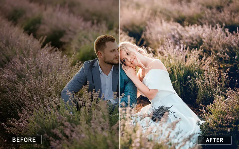 fade wedding lightroom presets, professional wedding presets, editorial wedding presets