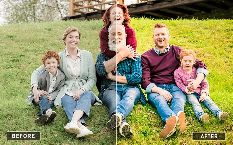 Family Camera Raw Portrait Presets, Bright Family Presets