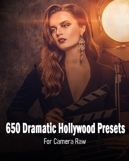 Dramatic Hollywood Presets for Cinematic Edits, Shooter Presets for Camera Raw, Premium Photography Addons