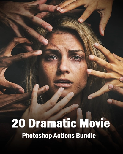 Dramatic Movie Photoshop Actions, Premium Photography addons