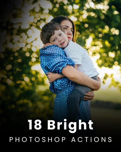 Bright Photoshop Actions, Premium Photography Addons, Photoshop Addons