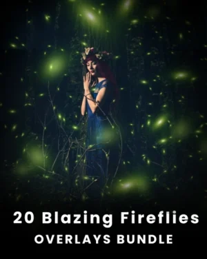20 Blazing Fireflies Overlays Bundle featured image