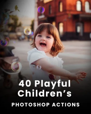 Childrens Photoshop Actions, Photoshop Actions For Kids, Premium Photography Addons