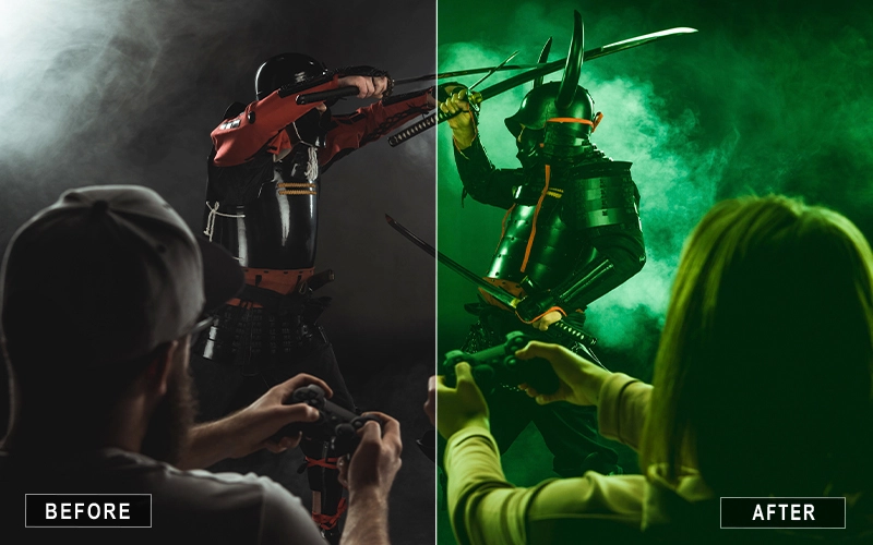 Film Studio Lightroom Presets, Green lightroom presets for lightroom, cinematic presets for LR