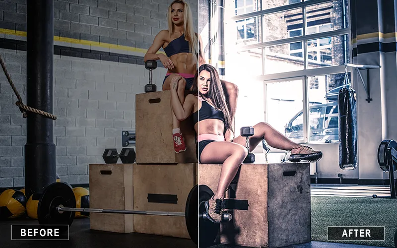 Fitness Influencer Lightroom Presets, Fitfluencer presets for Instagram