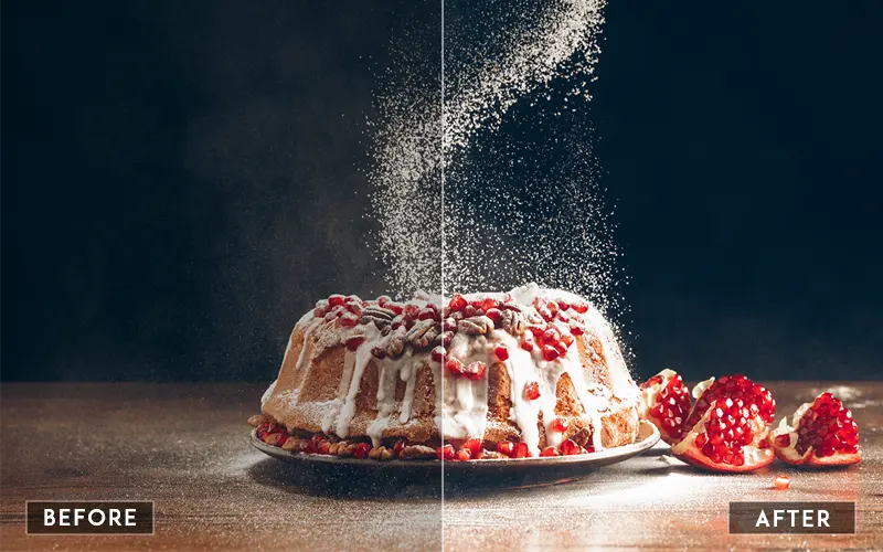 DarkFoodPhotographyLightroomPresets, ChocolateLightroomPresets, CakeLightroomPresets, DonutLightroomPresets, BrightFoodLightroomPresets