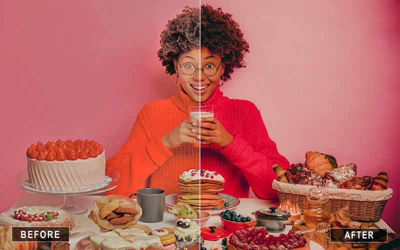 Instagram aesthetic presets, Instagram warm presets, Food Photography Instagram Presets