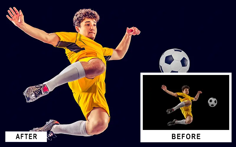 football lightroom presets, action photography presets, athletic photo presets