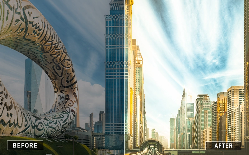 Futuristic City Camera Raw Presets, Sci-fi City Presets