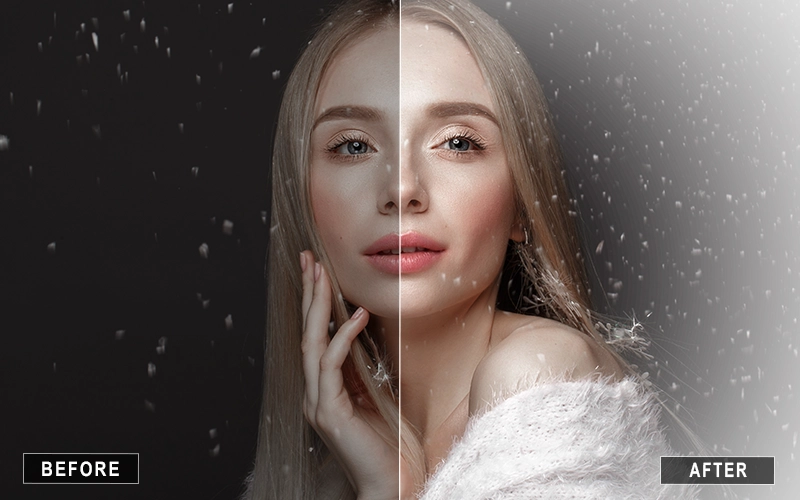 Gentle Snow Photoshop Actions