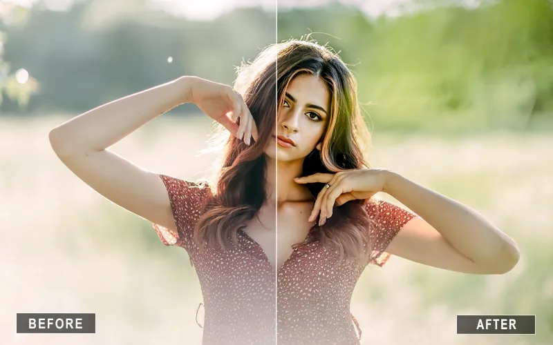 Glam Portrait Camera Raw Presets, Glam Presets For Portrait, Camera Raw Portrait Editing