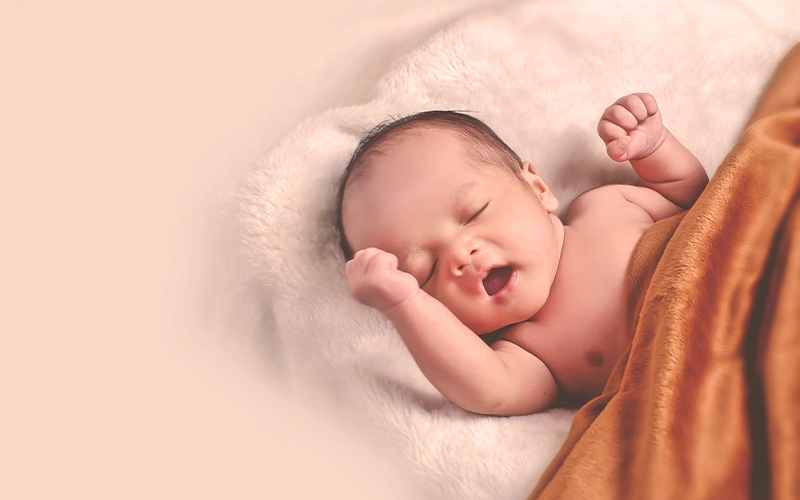 after editing with Glowy Newborn Photoshop Actions