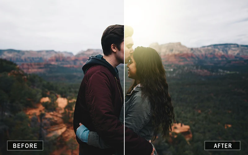 golden sunshine photoshop actions