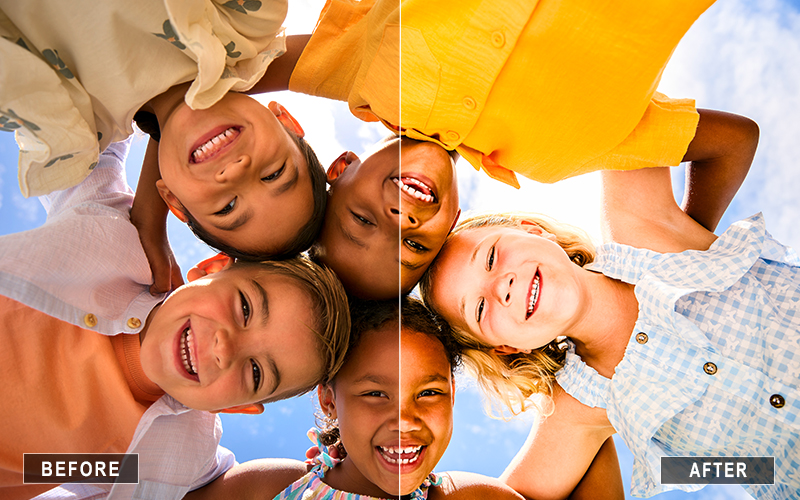 high contrast children presets