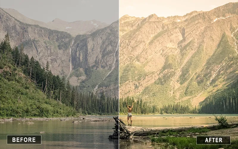 hill mountain lightroom presets, Lightroom presets for hiking photos, cool tone mountain presets