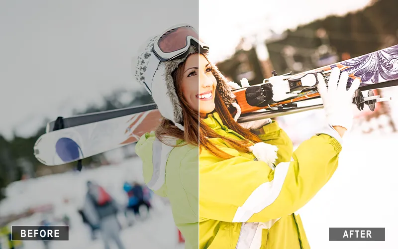 icy sports camera raw presets, punchy sports presets, vibrant action presets