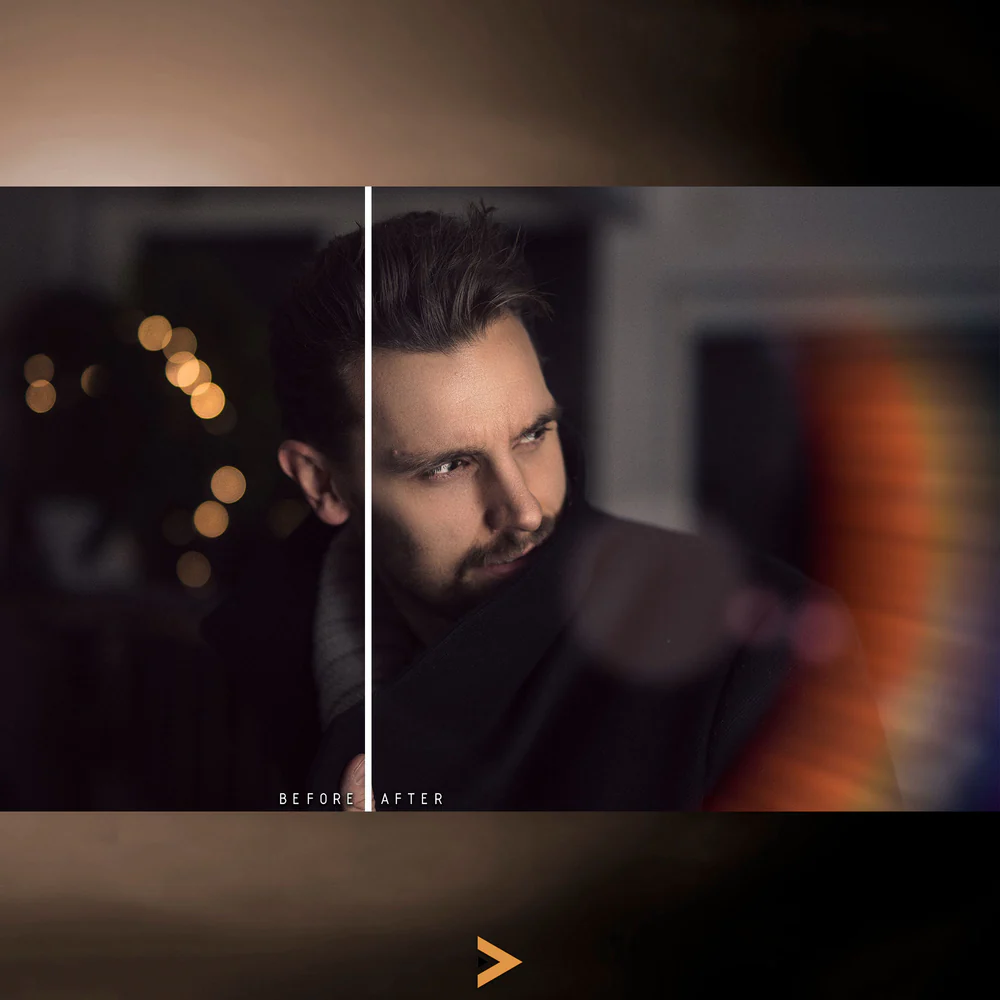 Rainbow Lens Flare Overlay