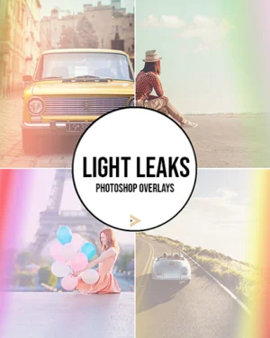 light leaks overlays