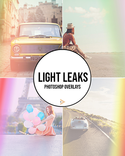 light leaks overlays