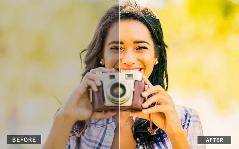 Light Vintage Camera Raw Presets, Light Presets For Camera Raw, Glowing Editing Presets