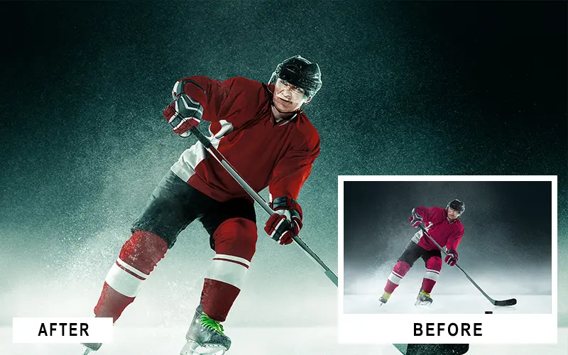 lightroom hockey presets, athletic photo presets, sports photo editing presets