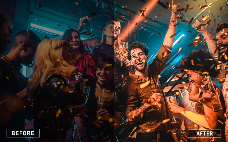 Lightroom Nightclub Presets, Club photo editing in lightroom, easy to use presets