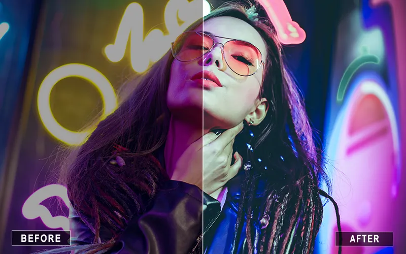 Lightroom Preset Night Portrait, portrait presets for lightroom editing