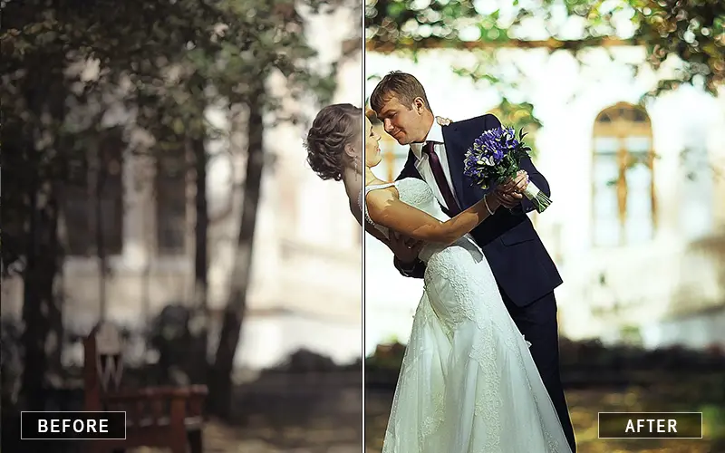 wedding luts for affinity photo and luminar
