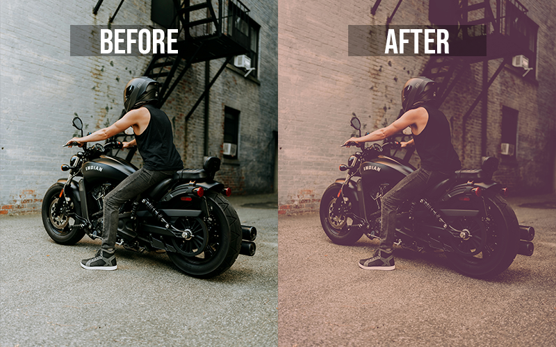 Matte Orange Lightroom Presets