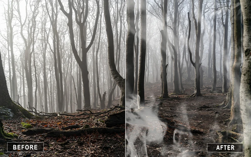 haze overlay, mist photoshop overlay, sea fog overlays, valley fog overlays, freezing fog overlays, ice fog overlays