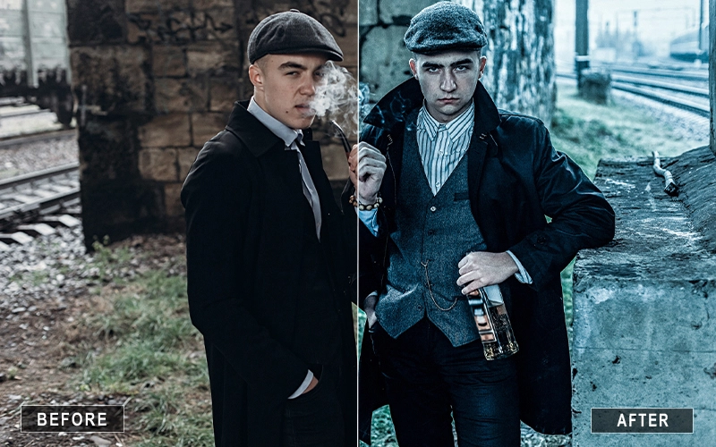 Mystery Hollywood Lightroom Presets, Blue tone presets for lightroom