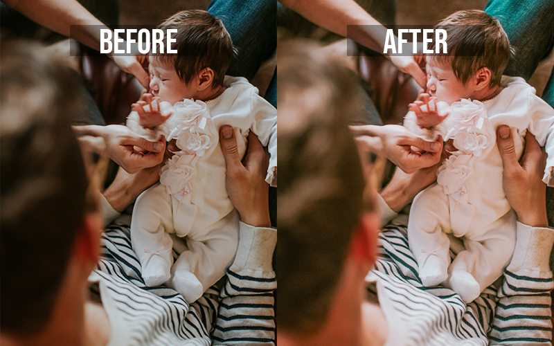 before/after preview
