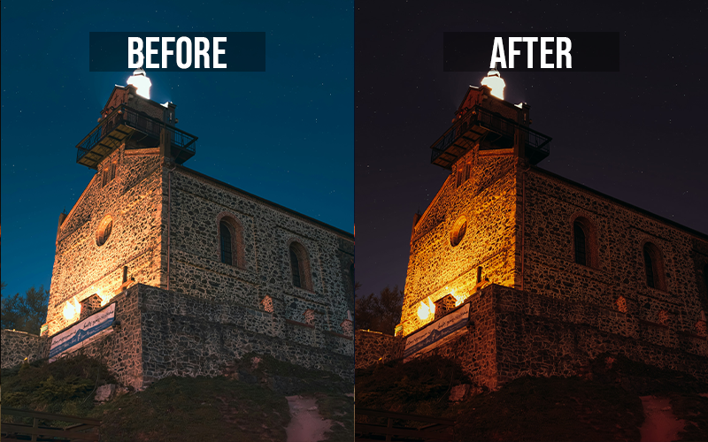 Night presets results