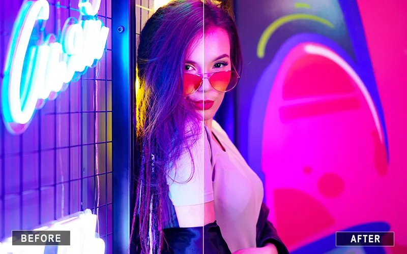 Neon Photoshop Actions