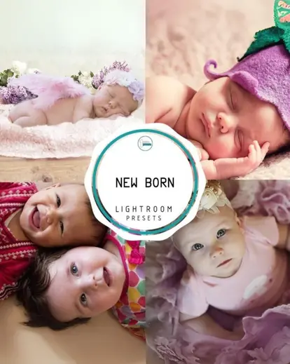 dreamy baby presets, soft glow baby lightroom presets, aesthetic baby lightroom presets, cool tone newborn photography presets, milky white newborn photography presets, one dollar deals