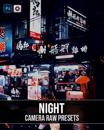 night camera raw presets feature image