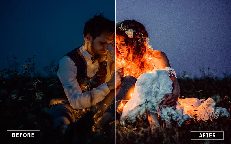 night time presets, vibrant night presets, soft night presets