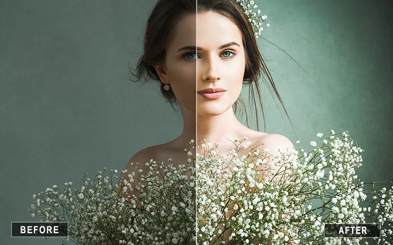 professional portrait lightroom presets, Lightroom portrait editing, natural skin tone presets