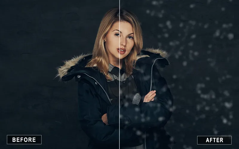 Photoshop Snow Overlays