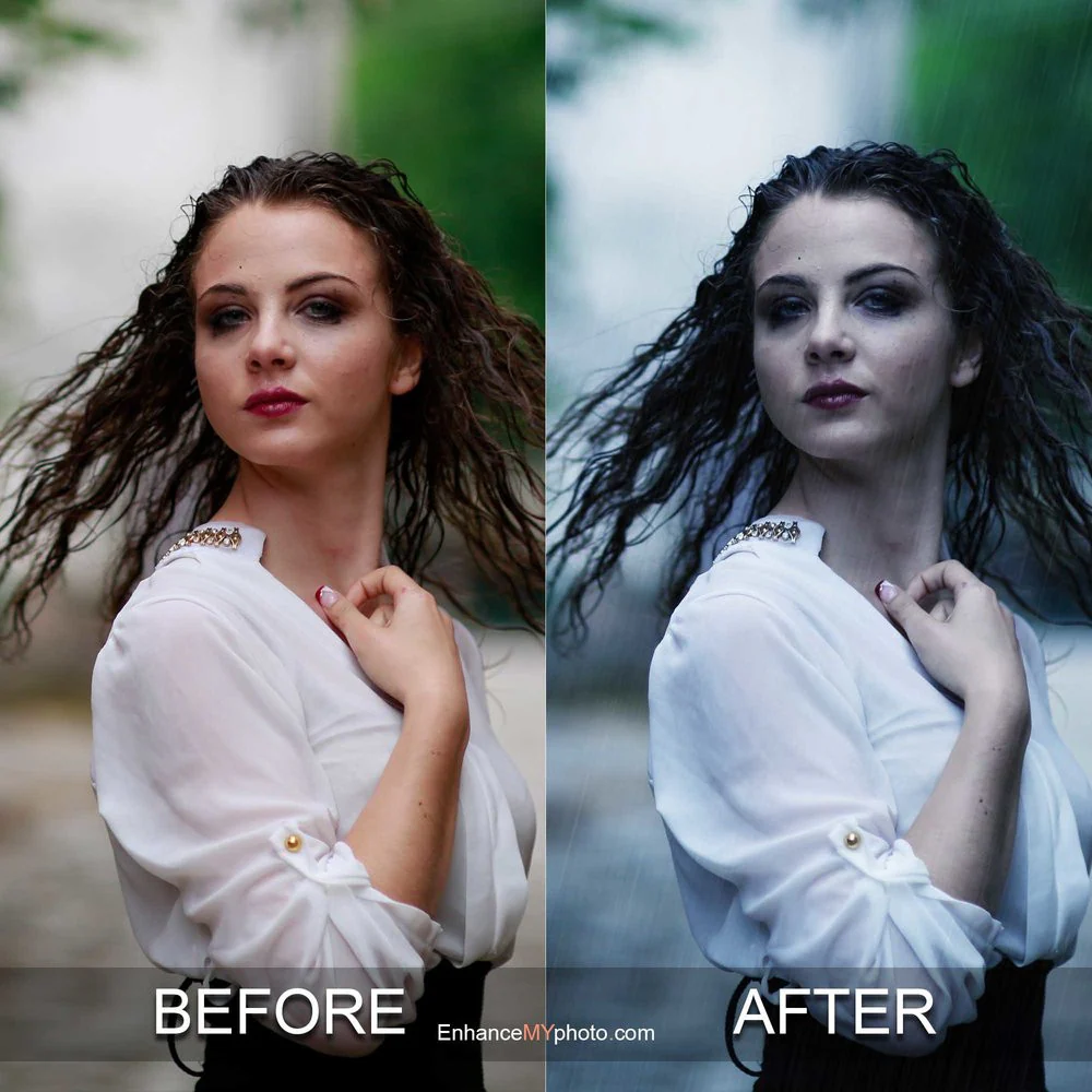 Shower Rain Photoshop Actions